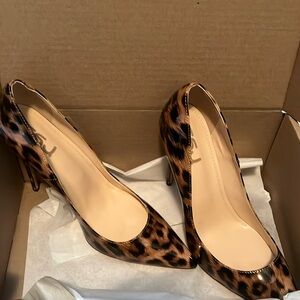 Size 11 Leopard Print 4” Heels